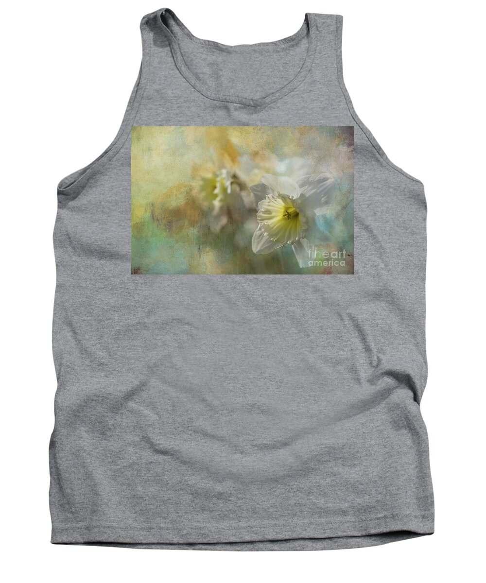 Daffodils Tank Top featuring the photograph Spring Daffodils by Eva Lechner