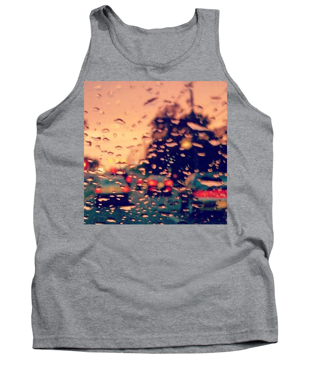 Spring Tank Top featuring the photograph Spring Rain by Kate Arsenault 