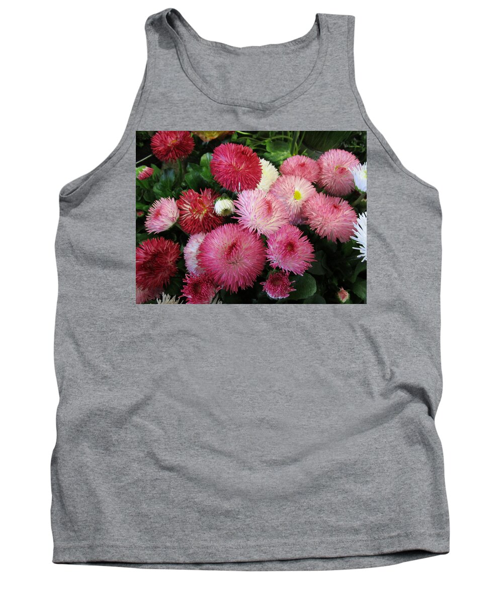 Pink Tank Top featuring the photograph Springsign by Rosita Larsson