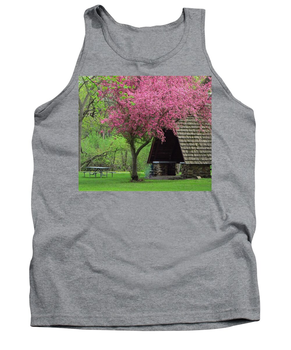 Park Tank Top featuring the photograph Springtime in the Park by Lori Frisch