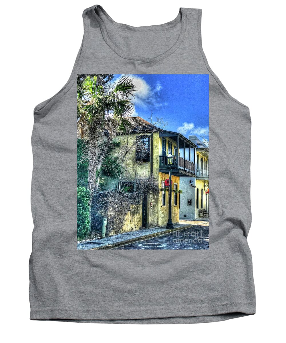 House Tank Top featuring the photograph St. Augustine House by Debbi Granruth