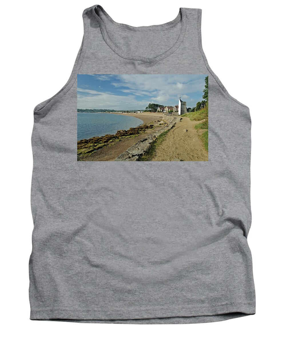 Europe Tank Top featuring the photograph St Helens, Bay and Beach by Rod Johnson