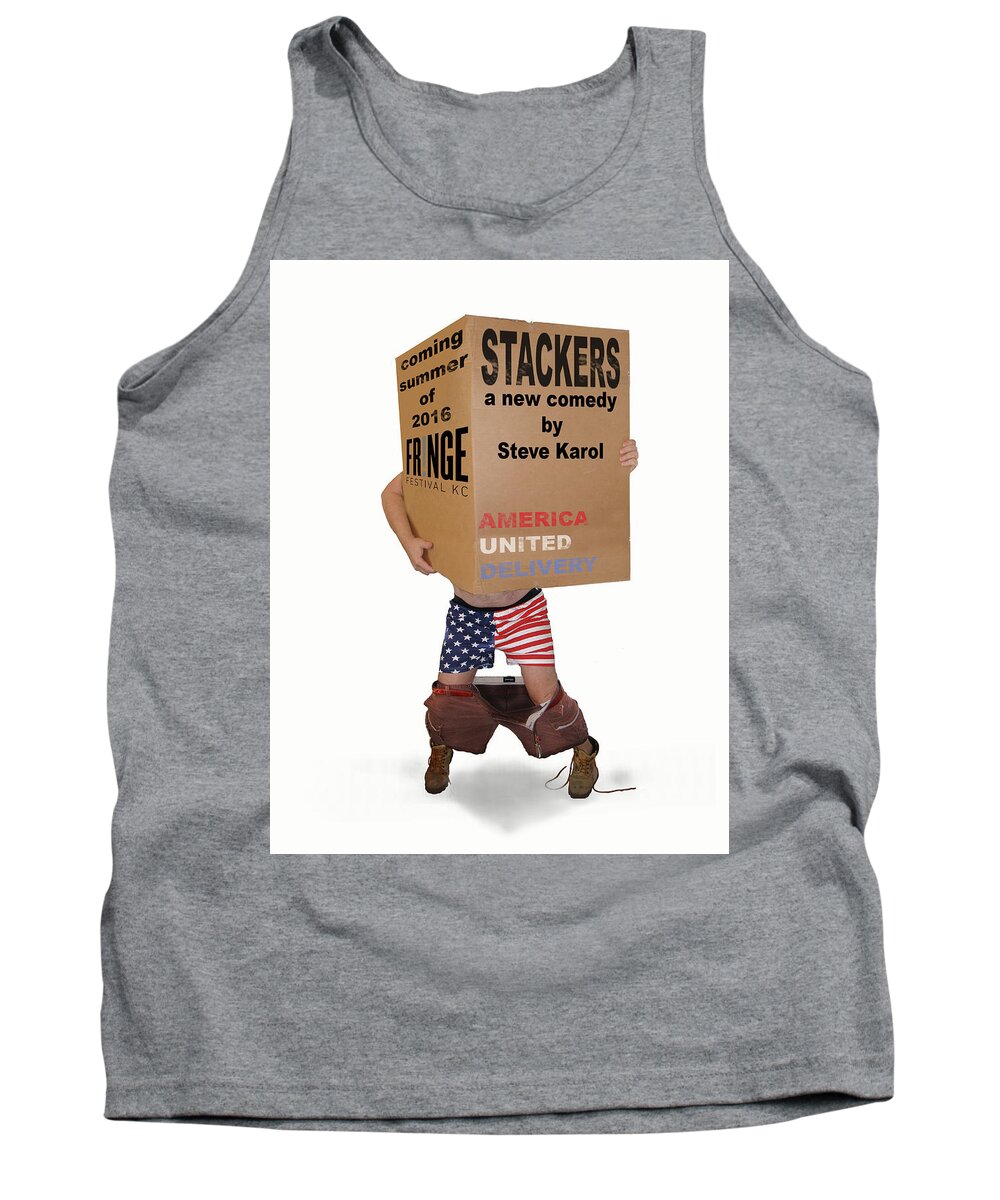 Comedy Tank Top featuring the photograph Stackers Poster by Steve Karol