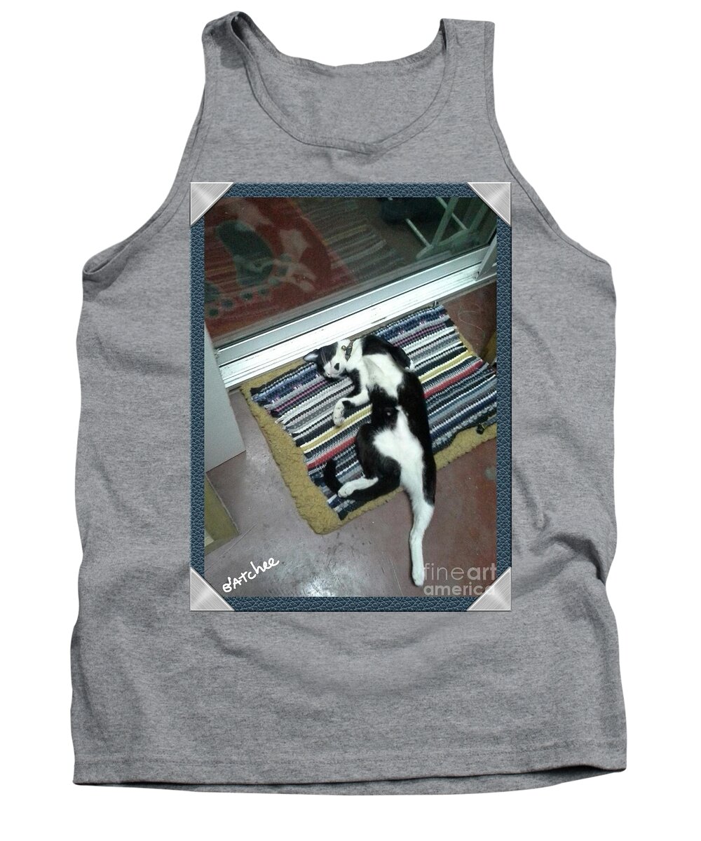 Gatchee Tank Top featuring the photograph Stand With One Leg by Sukalya Chearanantana