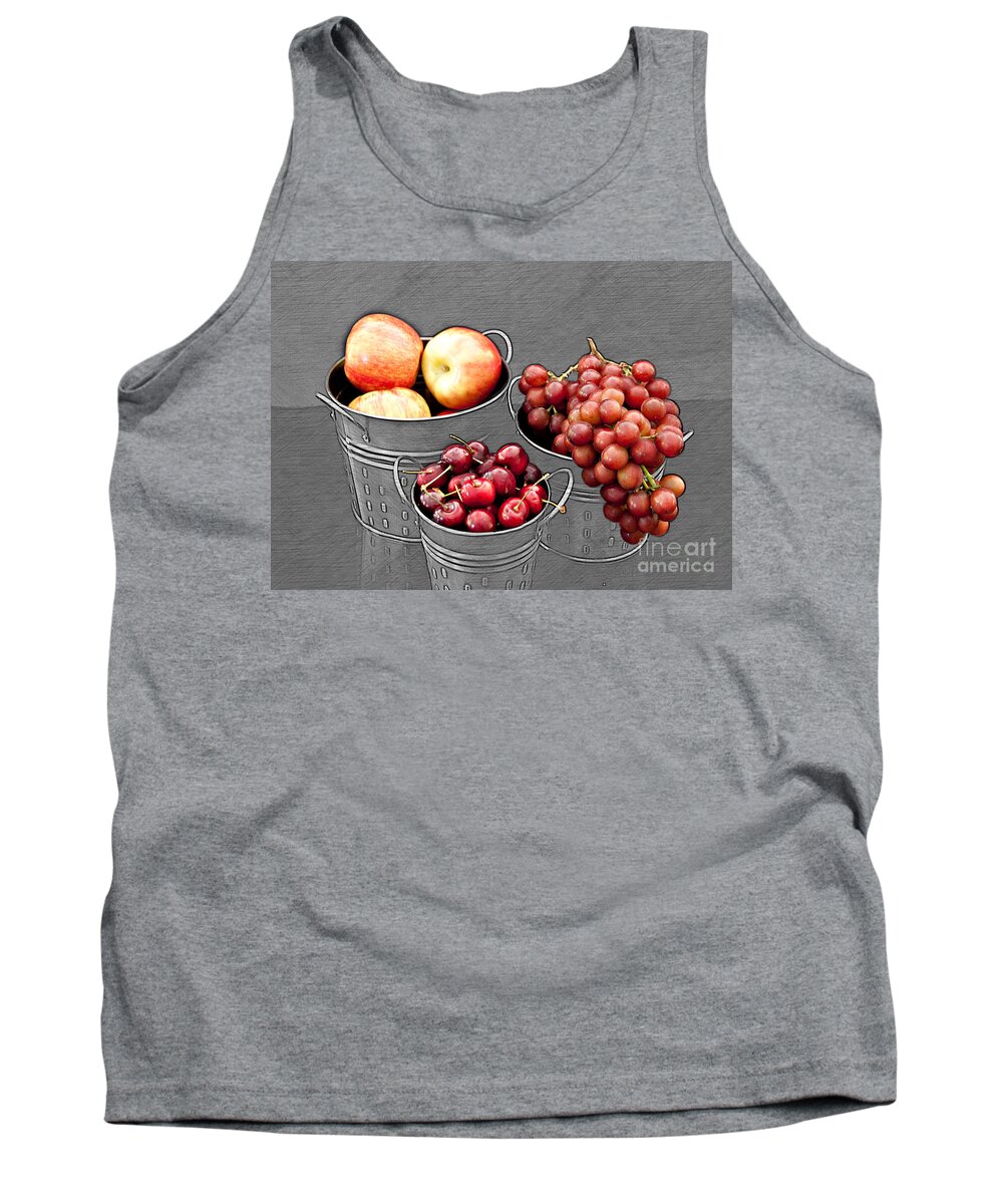 Still Life Tank Top featuring the photograph Standing Out as Fruit by Sherry Hallemeier