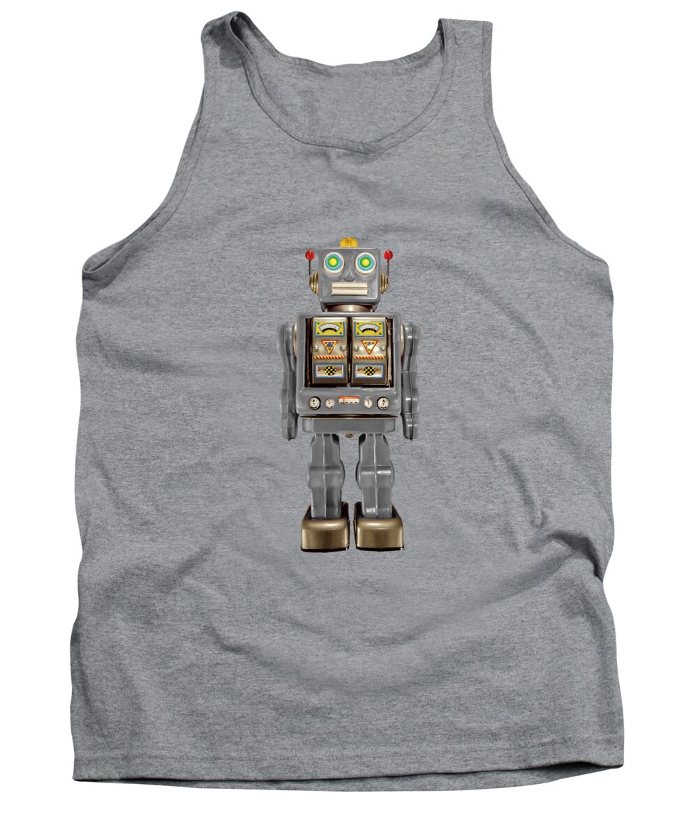 Classic Tank Top featuring the photograph Star Strider Robot Grey by YoPedro