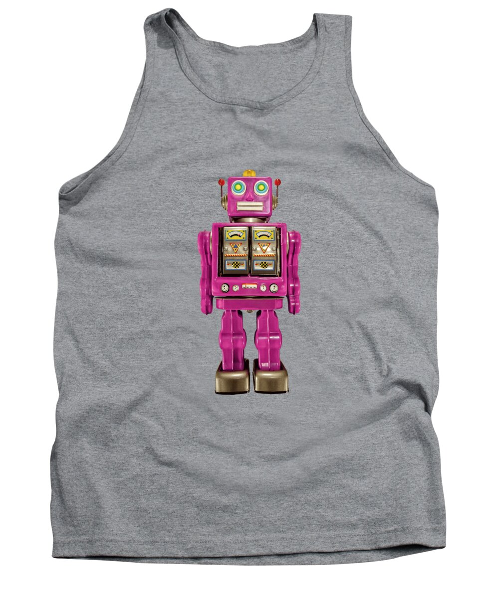 Classic Tank Top featuring the photograph Star Strider Robot Pink by YoPedro