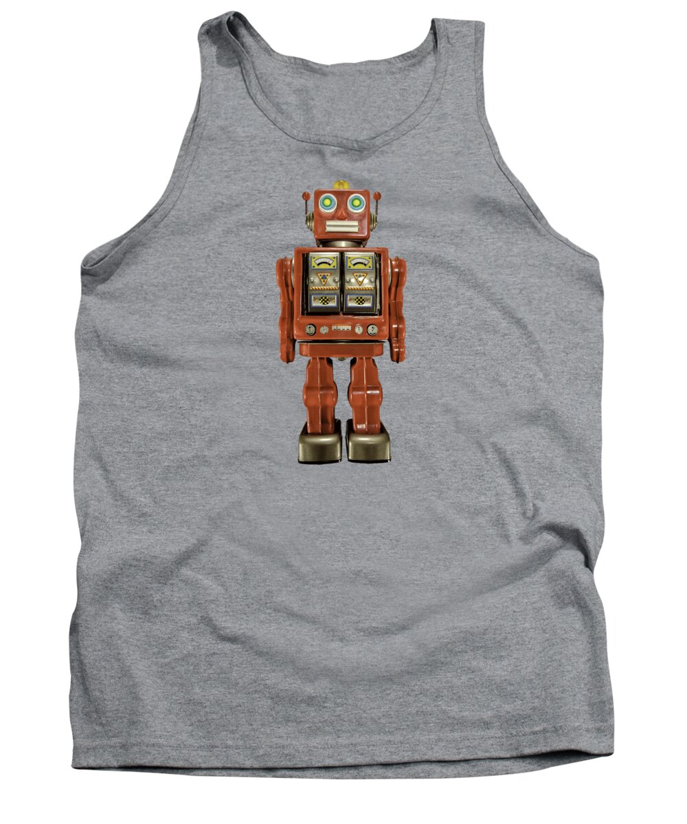 Classic Tank Top featuring the photograph Star Strider Robot Red by YoPedro