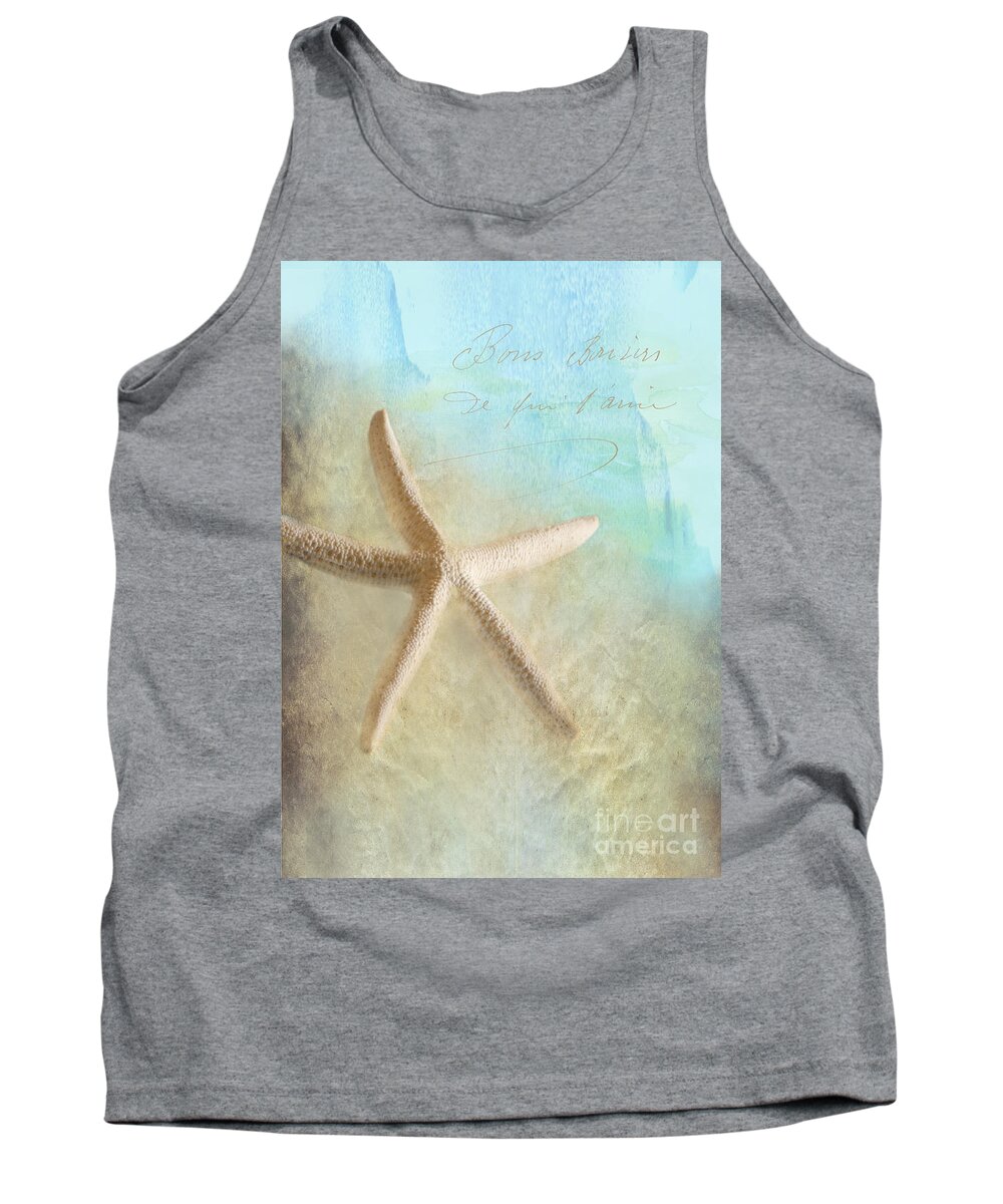 Sea Shell Tank Top featuring the photograph Starfish by Betty LaRue