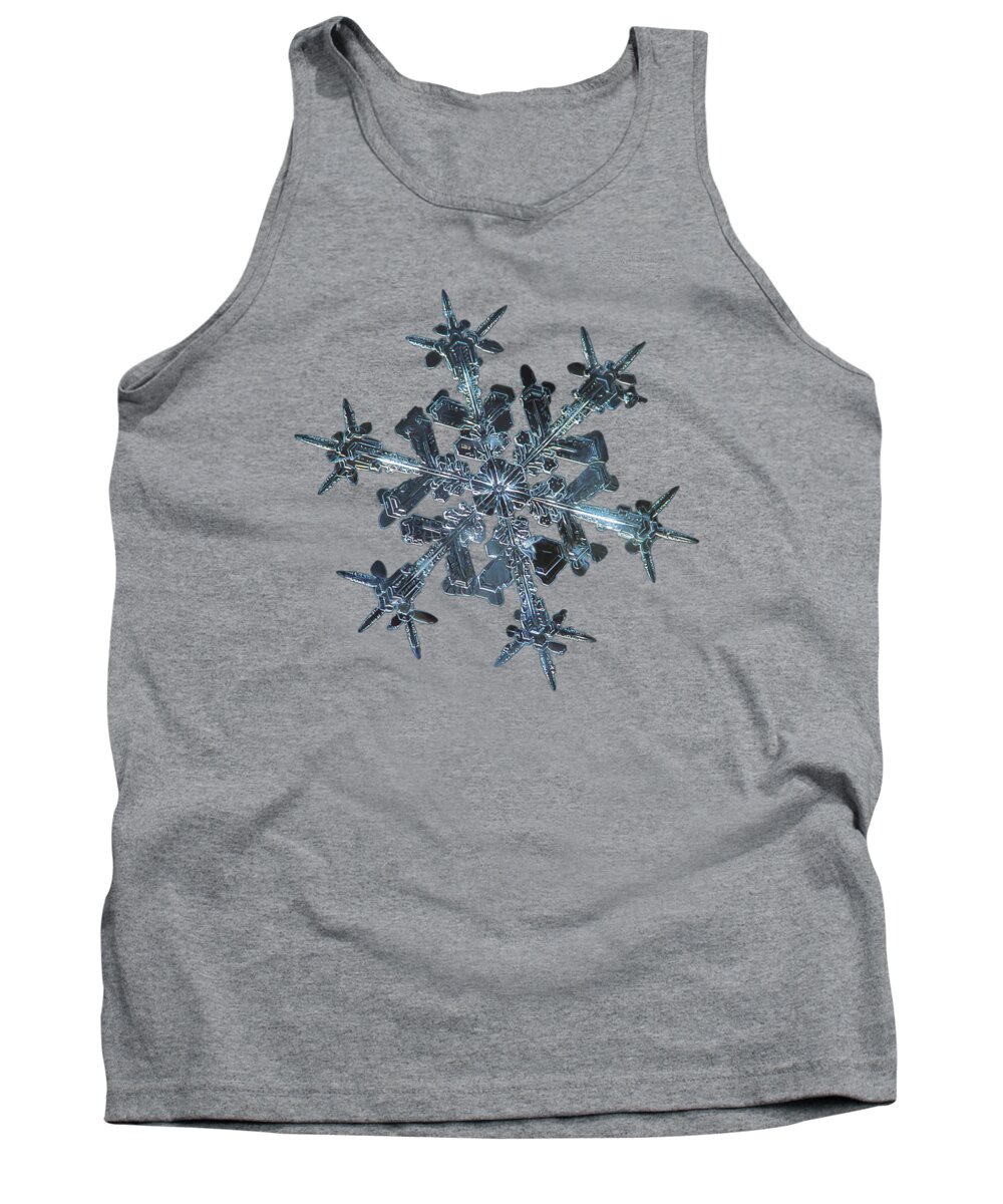 Snowflake Tank Top featuring the photograph Starlight, panoramic version by Alexey Kljatov