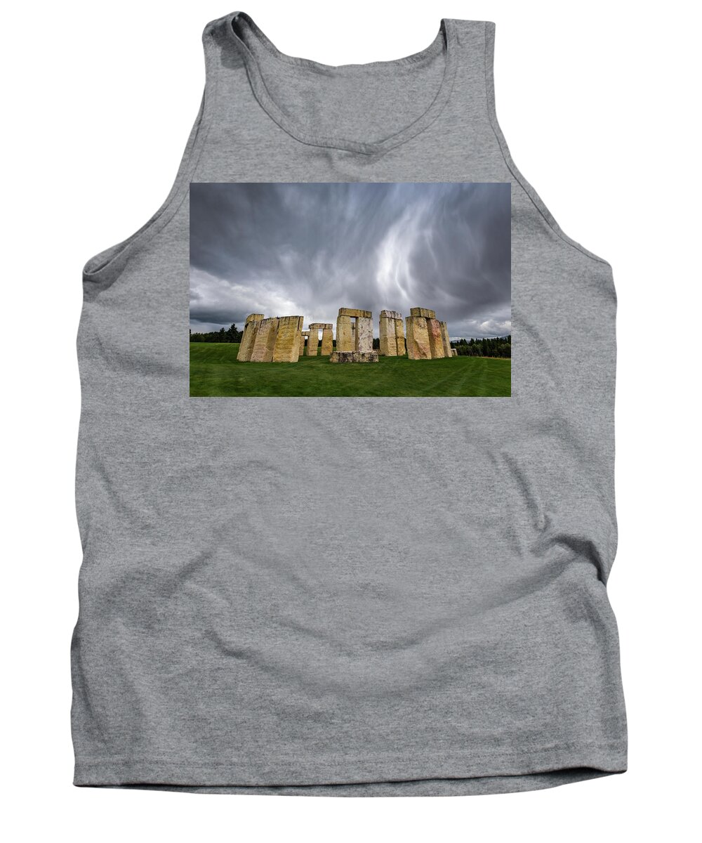 Stonehenge Tank Top featuring the photograph Stonehenge by David Hart