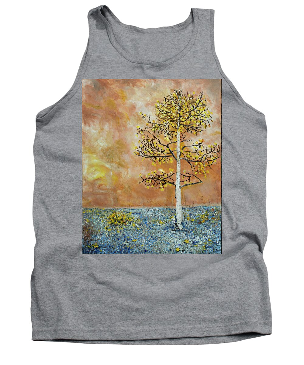 Corals Tank Top featuring the painting Storytree by Kathy Knopp