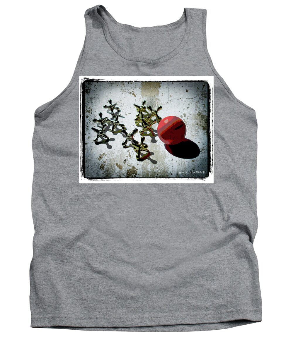 Games Tank Top featuring the digital art Street Games by Lena Wilhite