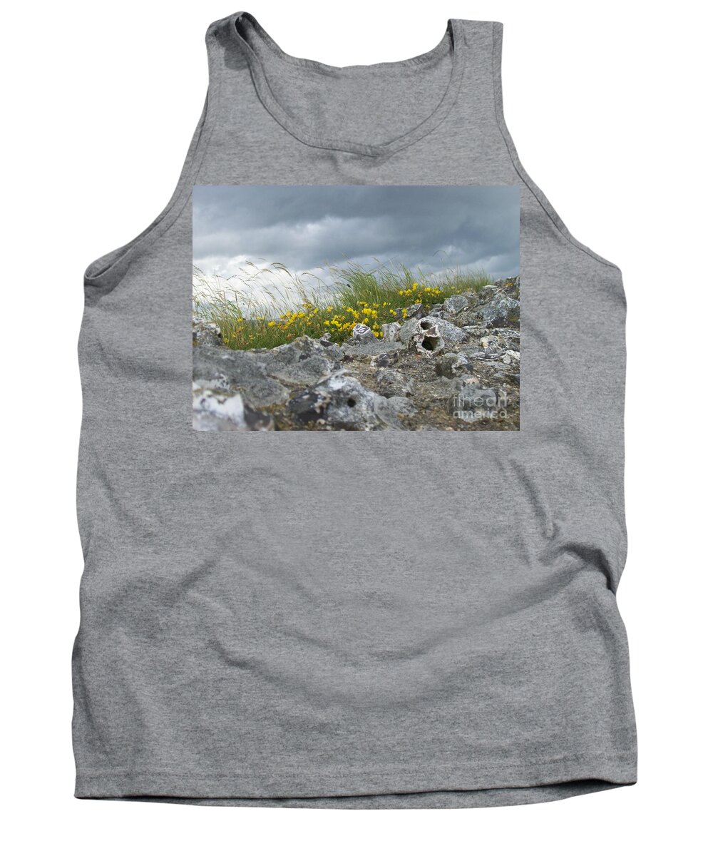 Old Tank Top featuring the photograph Striking Ruins by Mary Mikawoz