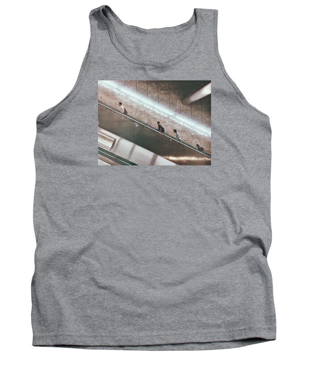 Subway New York City Tank Top featuring the photograph Subway, New York City by Sophie Jung