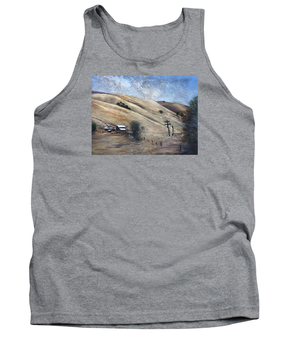 Barn Tank Top featuring the pastel Summer Comes Early by Sandra Lee Scott