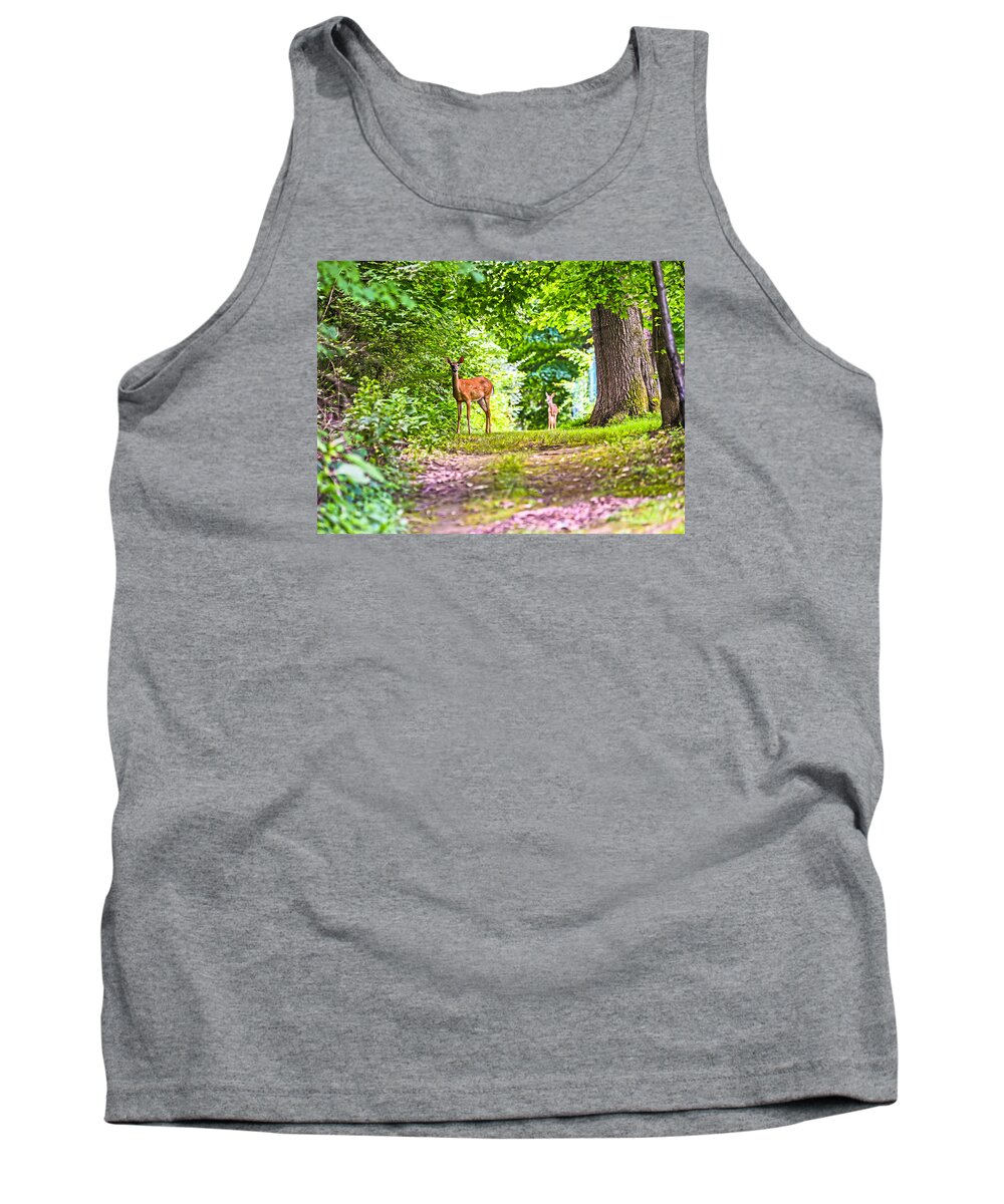 Summer Tank Top featuring the photograph Summer Stroll by Anthony Baatz