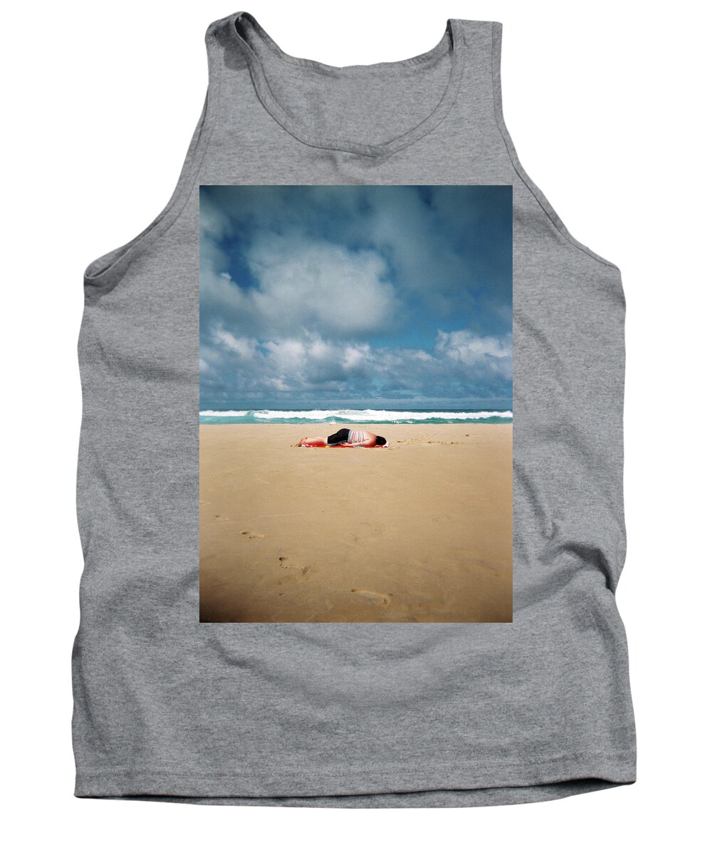 Surfing Tank Top featuring the photograph Sunbather by Nik West