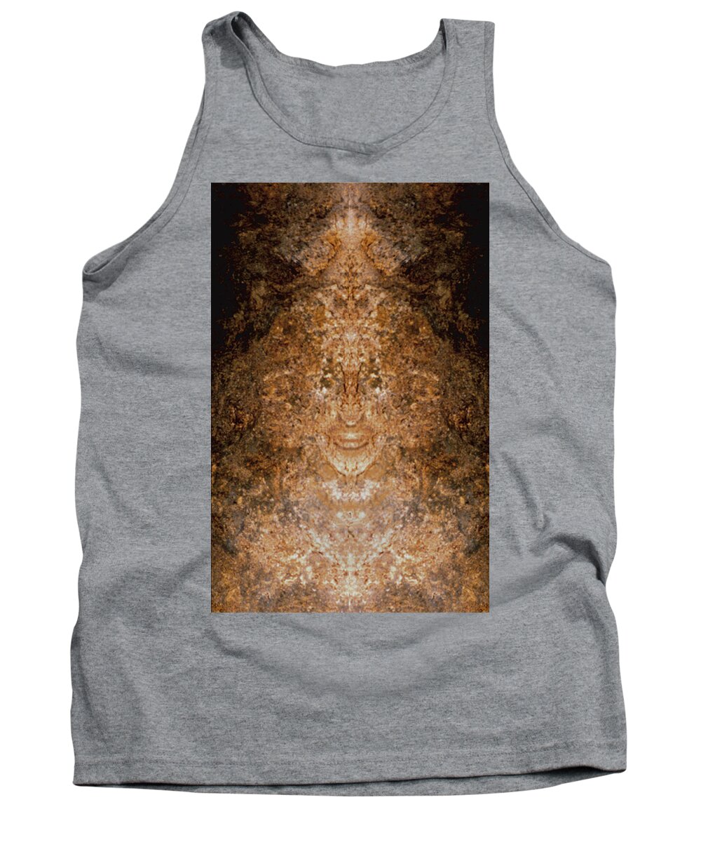Rocks Tank Top featuring the photograph Sunqueen of Woodstock by Nancy Griswold