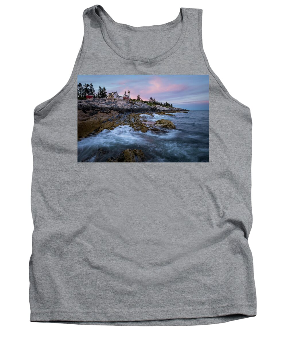 Maine Tank Top featuring the photograph Sunset at Pemaquid by Colin Chase