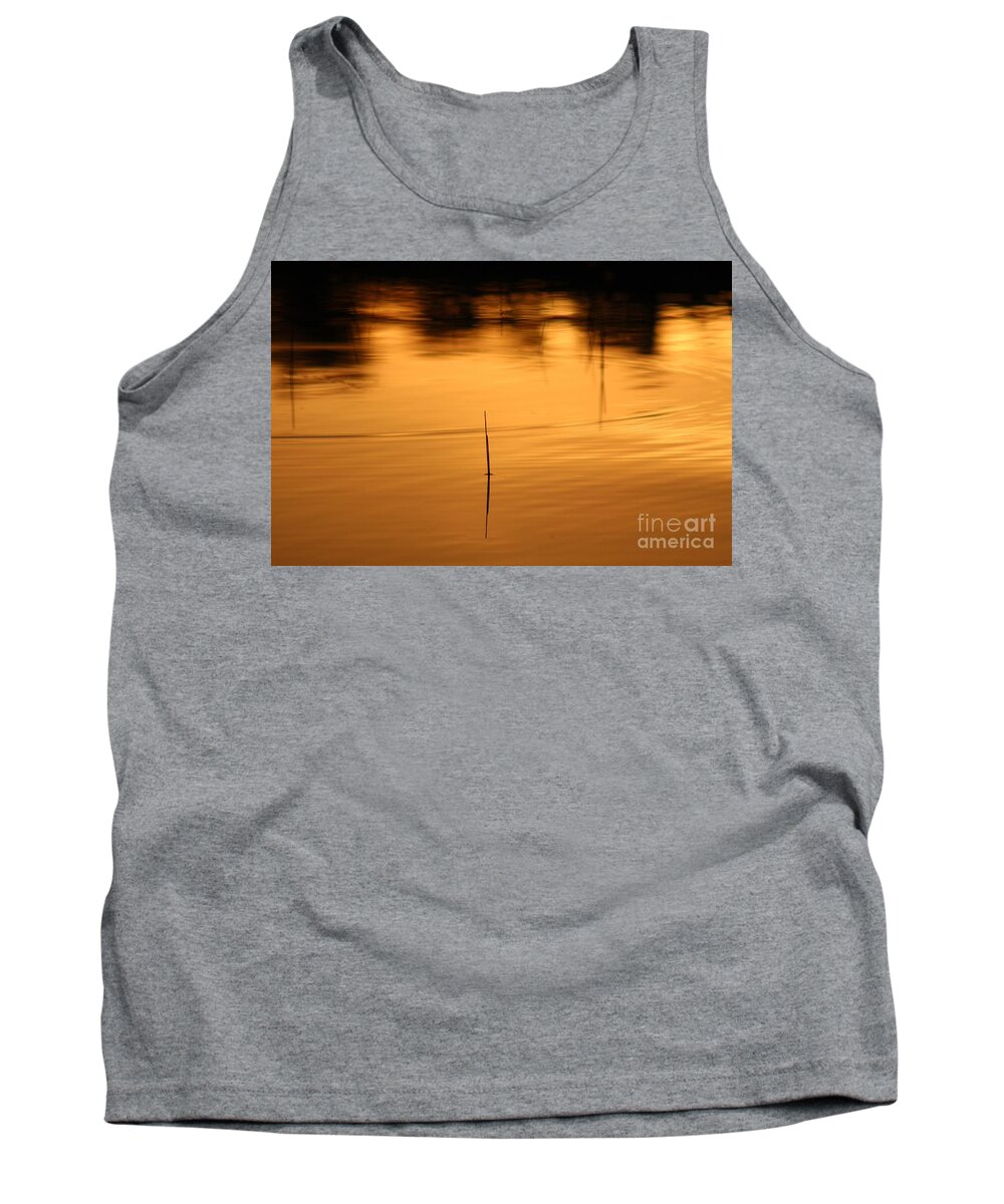 Sunset Tank Top featuring the photograph Sunset on the water 2 by Deena Withycombe
