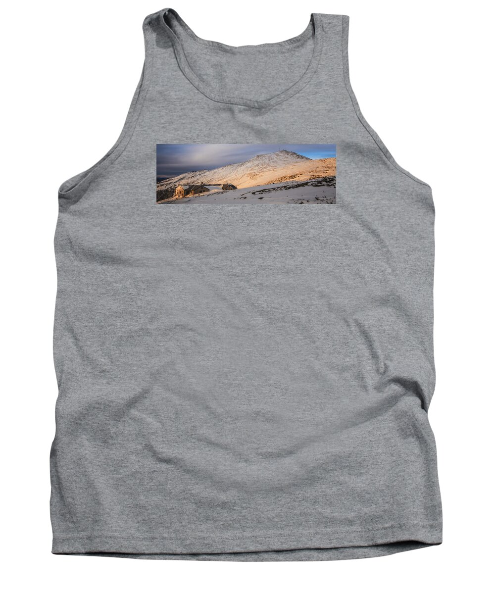 Sunset Over Lakes Of The Clouds Tank Top featuring the photograph Sunset over Lakes of the Clouds Pano by White Mountain Images