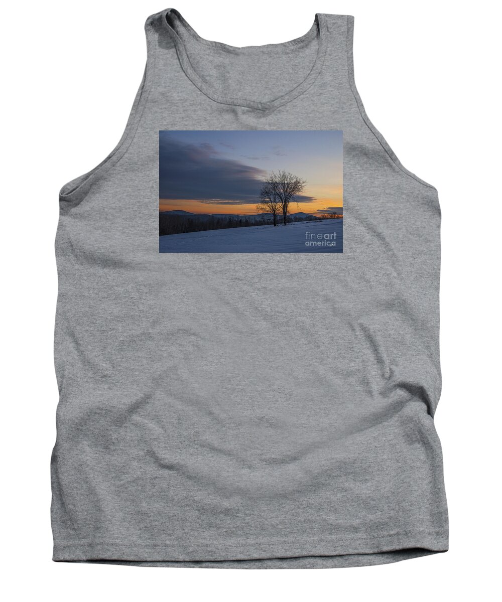 Mountains Tank Top featuring the photograph Sunset Solitude by Alana Ranney