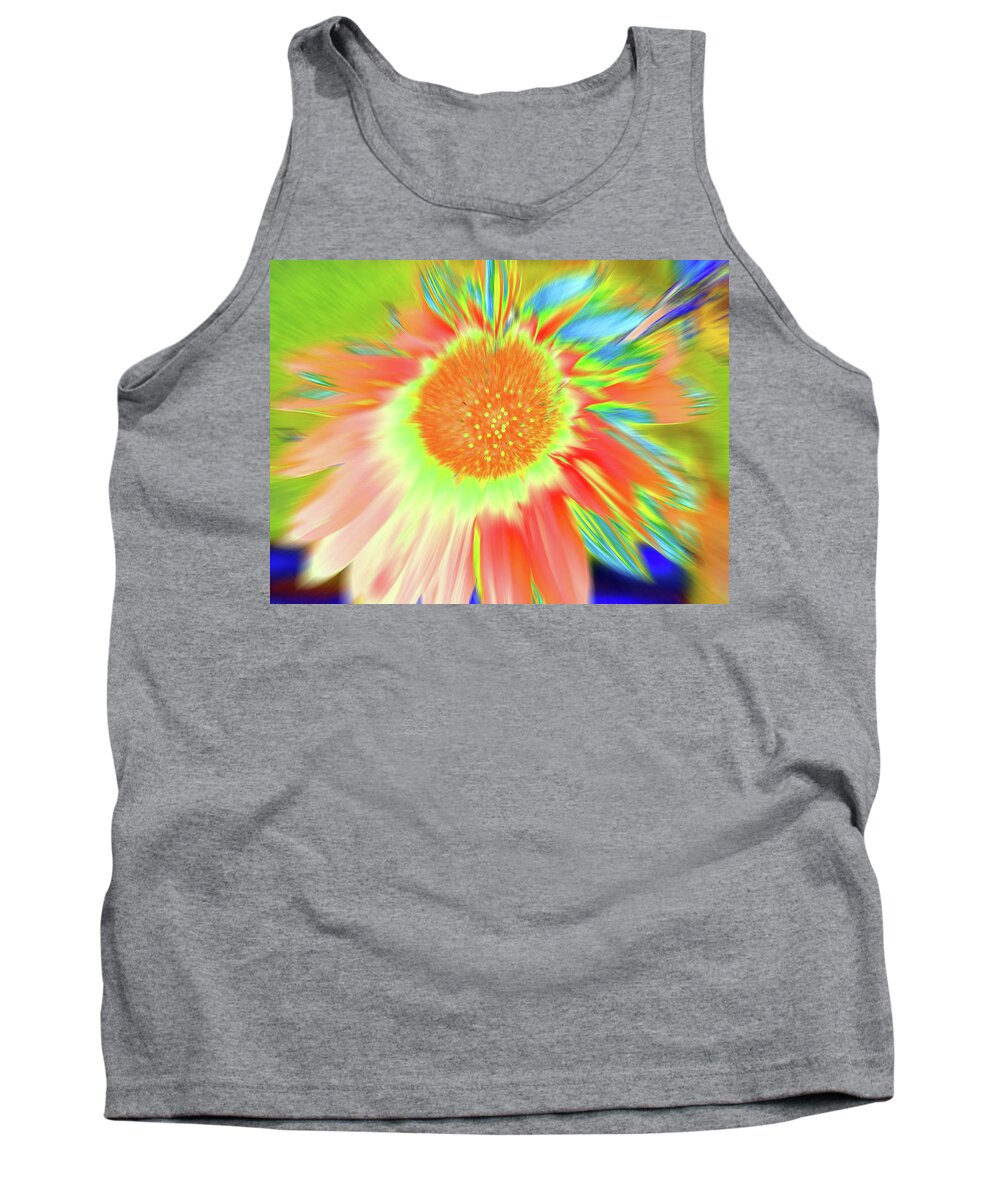 Sunflowers Tank Top featuring the photograph Sunswoop by Cris Fulton