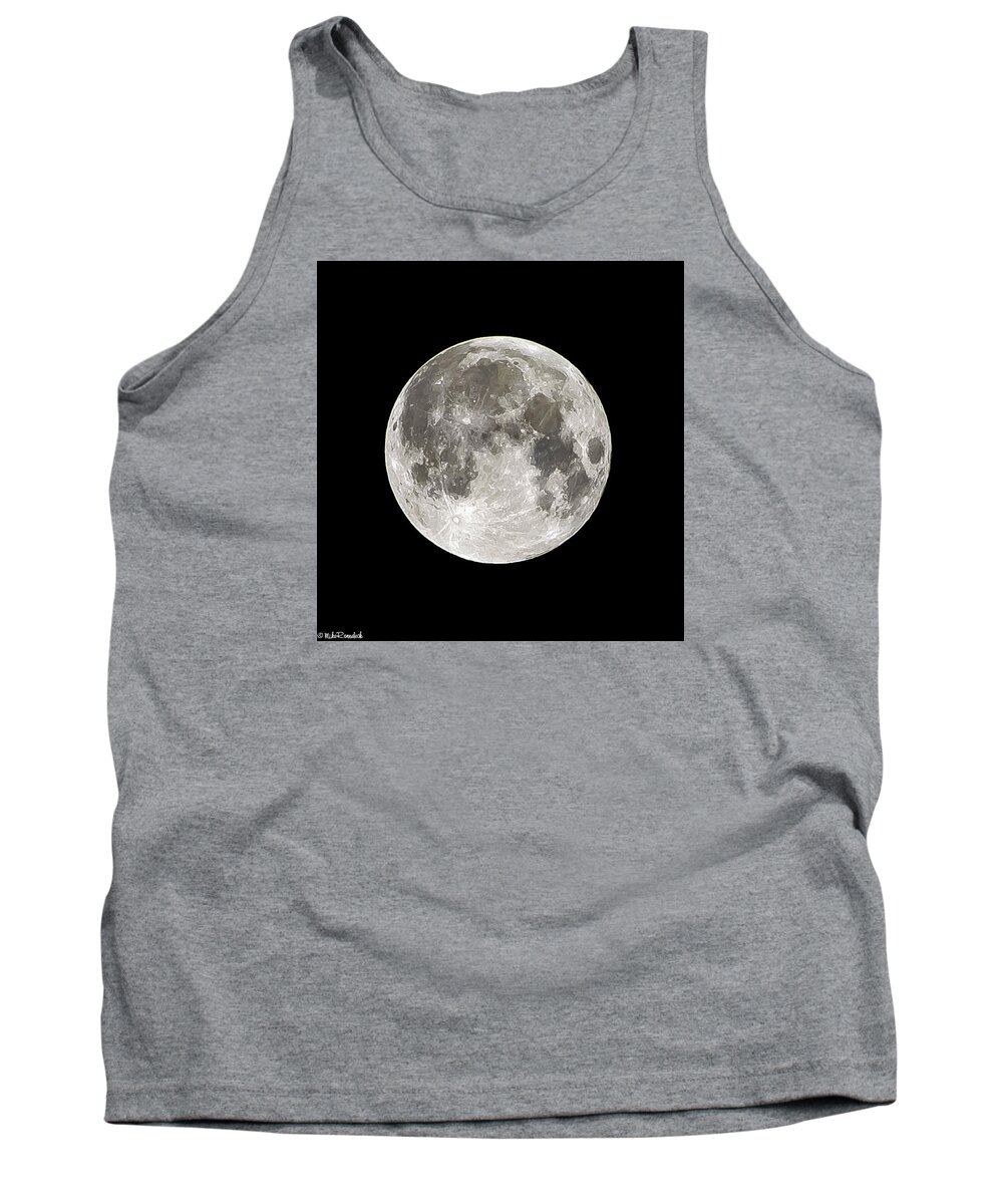Super Moon Tank Top featuring the photograph Super Moon by Mike Ronnebeck