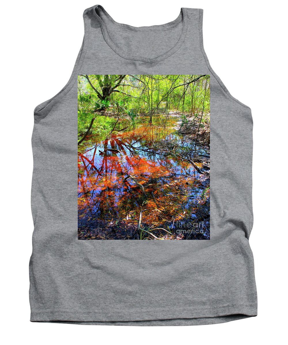 Water Tank Top featuring the photograph Swamp Pallet by Alan Metzger