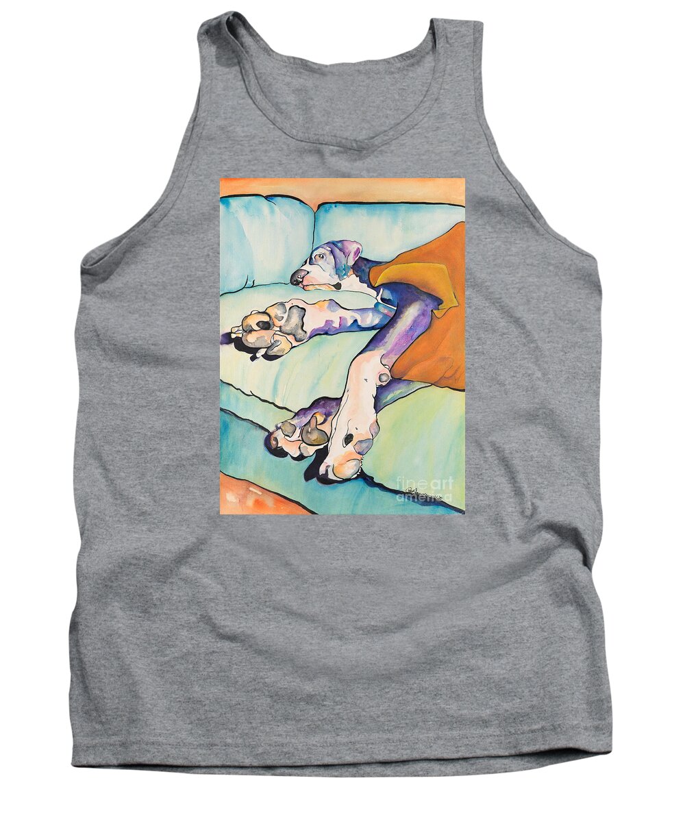 Pat Saunders-white Tank Top featuring the painting Sweet Sleep by Pat Saunders-White