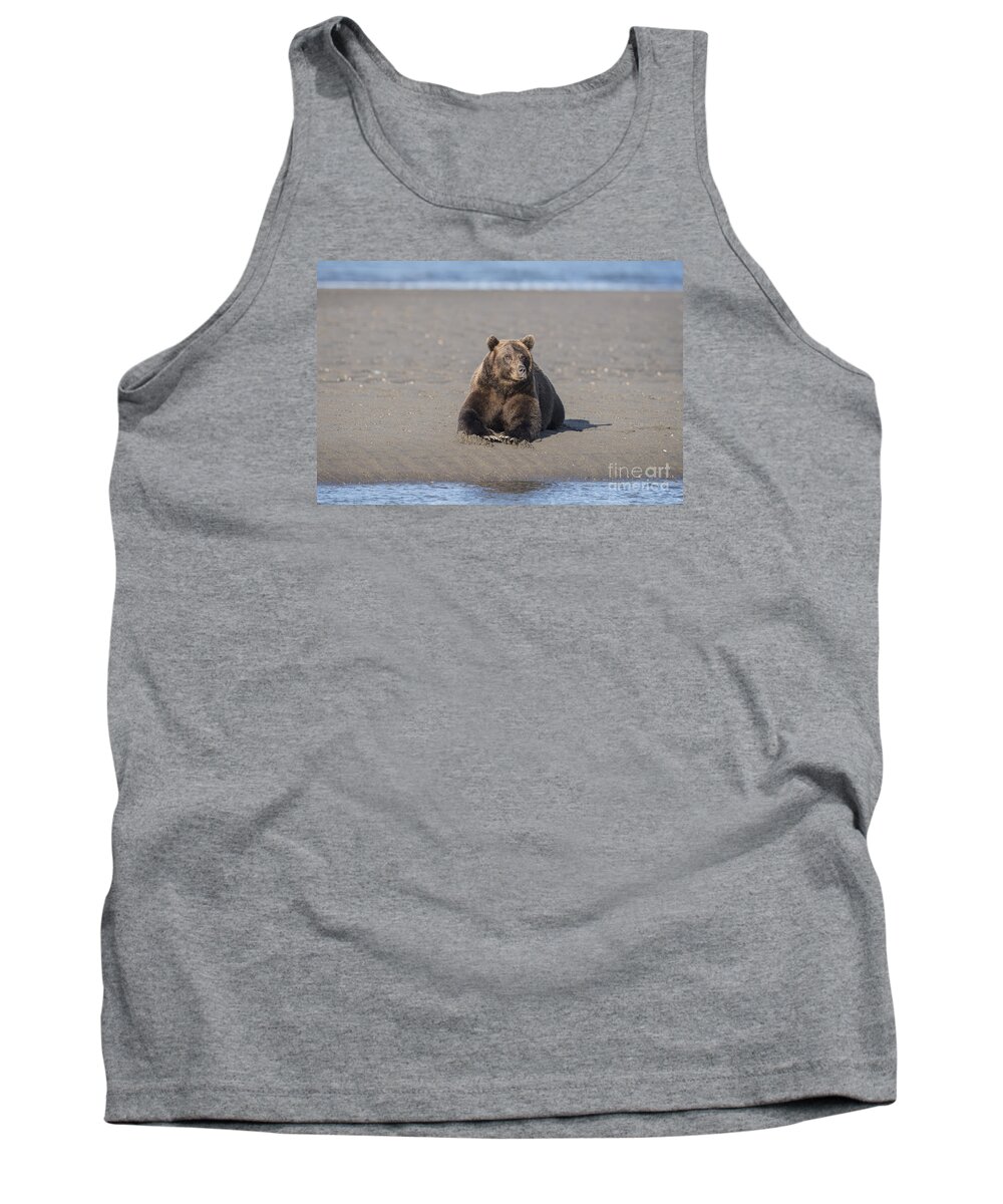 Animal Tank Top featuring the photograph Taking A Break by Sandra Bronstein