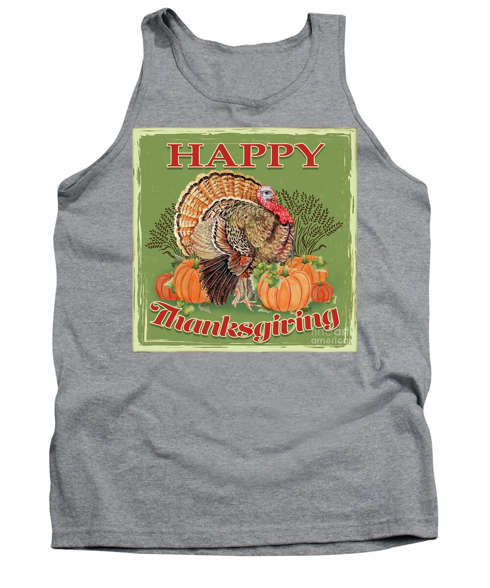 Thanksgiving Tank Top featuring the painting Thanksgiving-B by Jean Plout