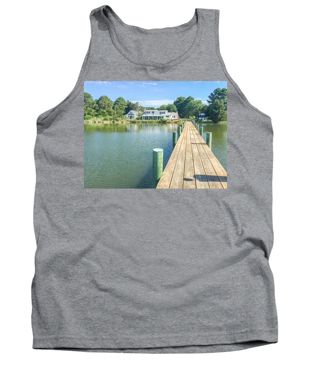 House Tank Top featuring the photograph The Abbey on Cooper Point by Charles Kraus