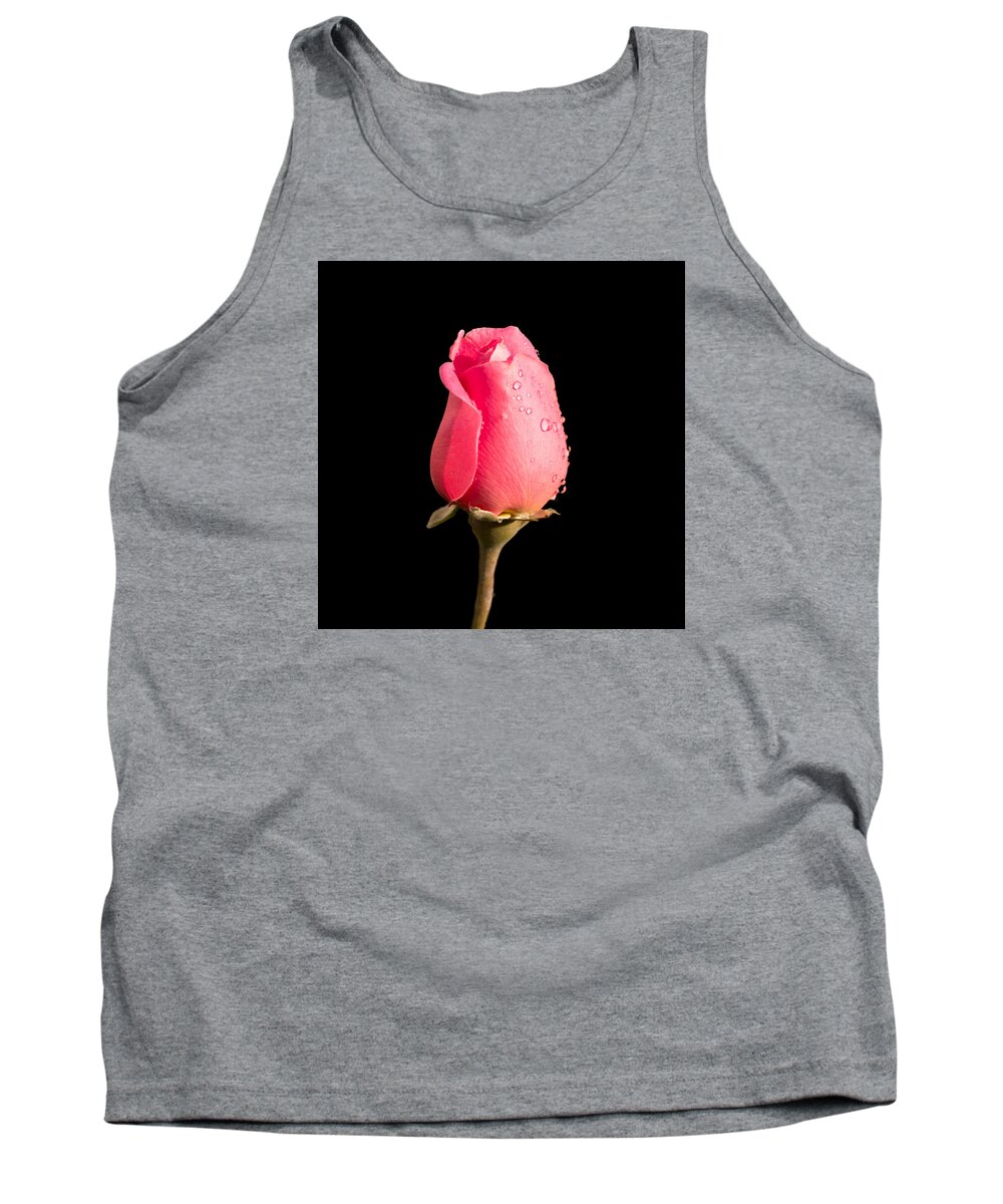 Flower Tank Top featuring the photograph The Beauty of a Rose by Ed Clark