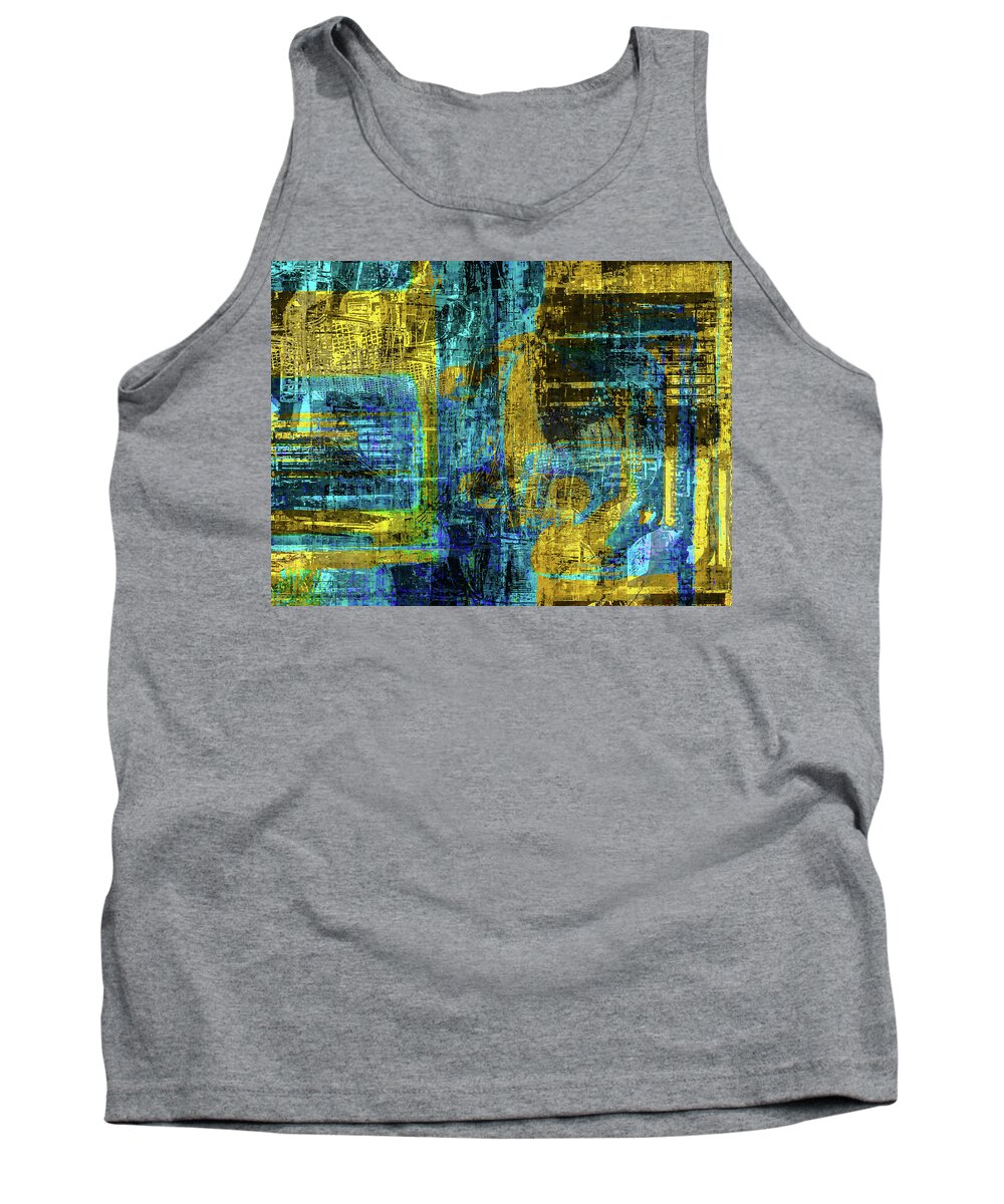 Abstract Art Tank Top featuring the photograph The beginning of the New World by Gabi Hampe