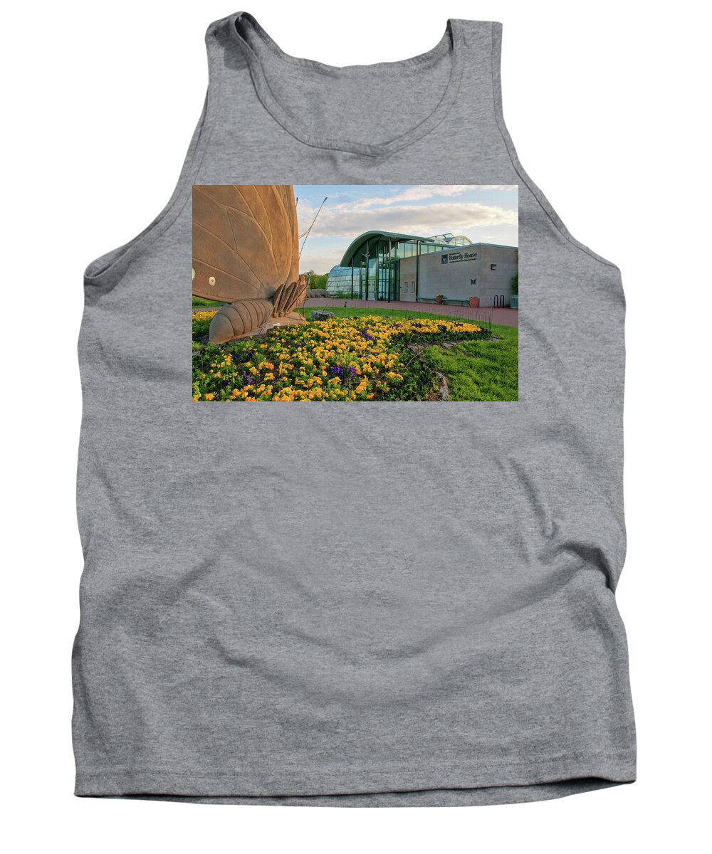 Saint Louis Tank Top featuring the photograph The Butterfly House by Steve Stuller