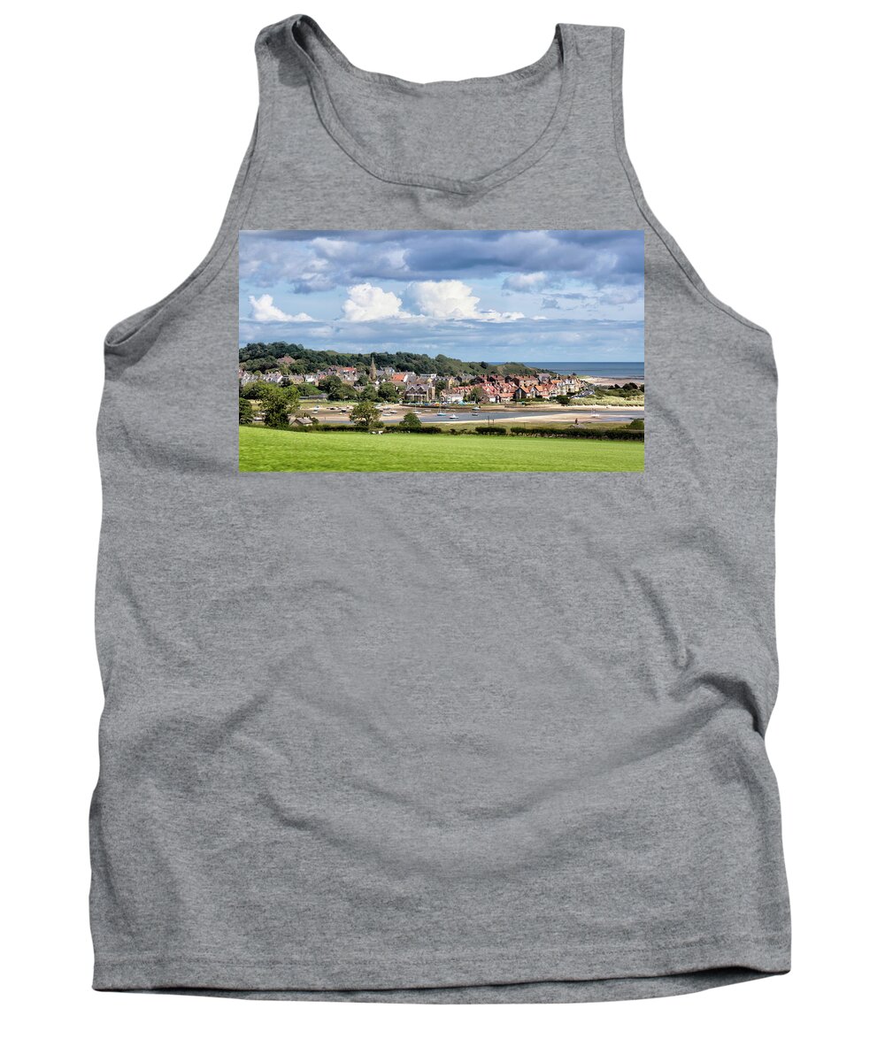 Alnmouth Tank Top featuring the photograph The Coastal Village Of Alnmouth by Jeff Townsend