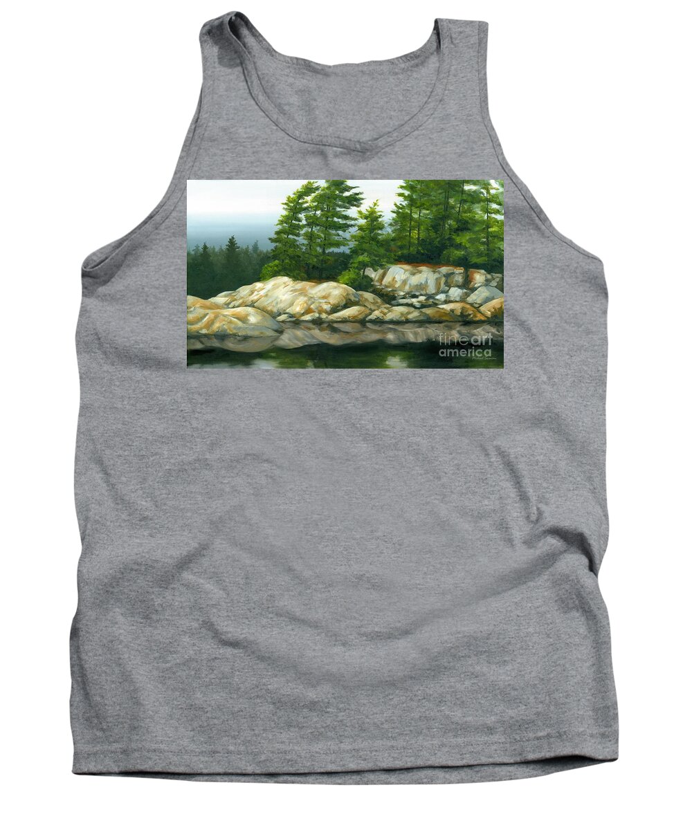 Northern Tank Top featuring the painting The Coming Storm by Michael Swanson