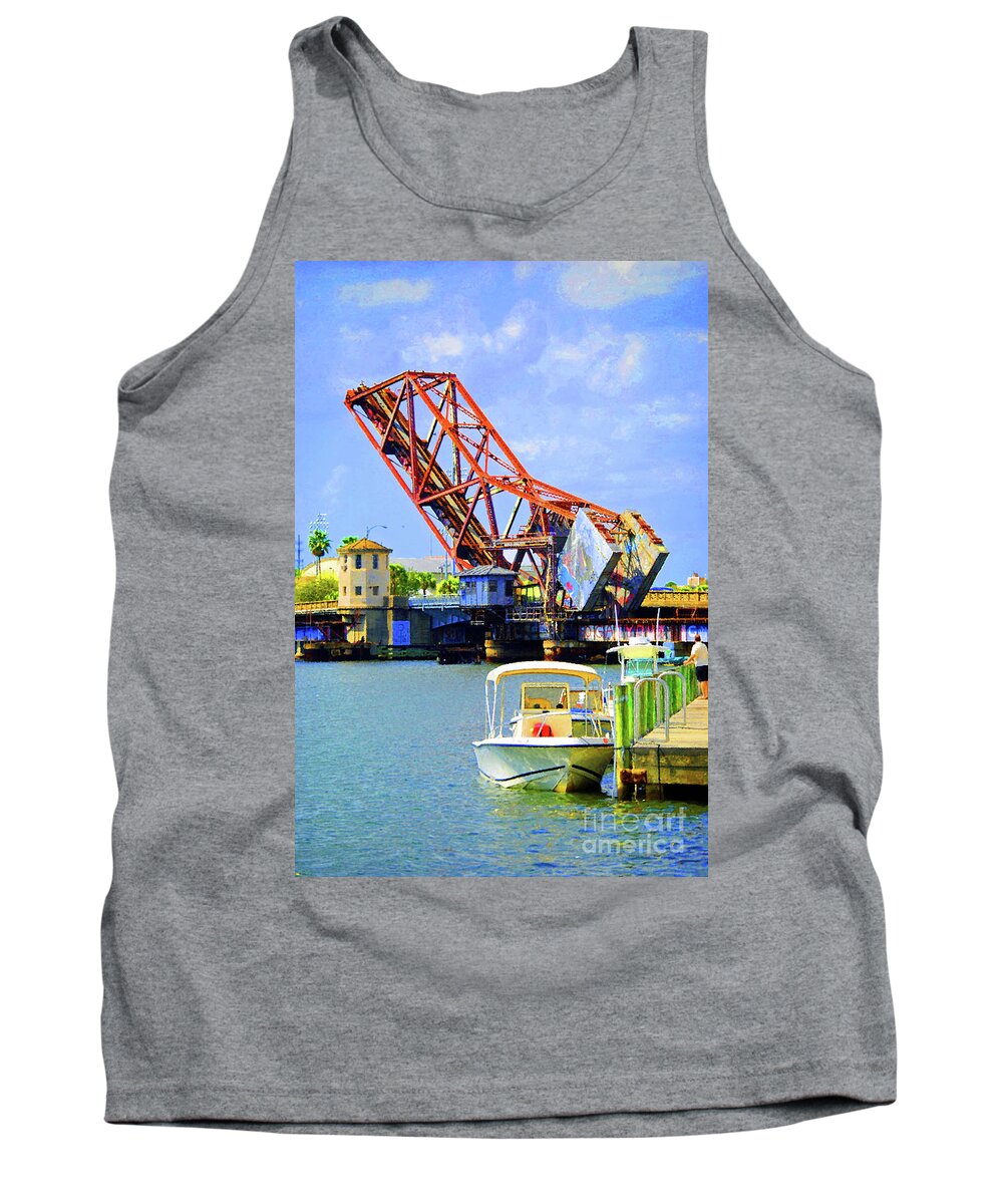 Tampa Tank Top featuring the photograph The Drawbridge by Jost Houk