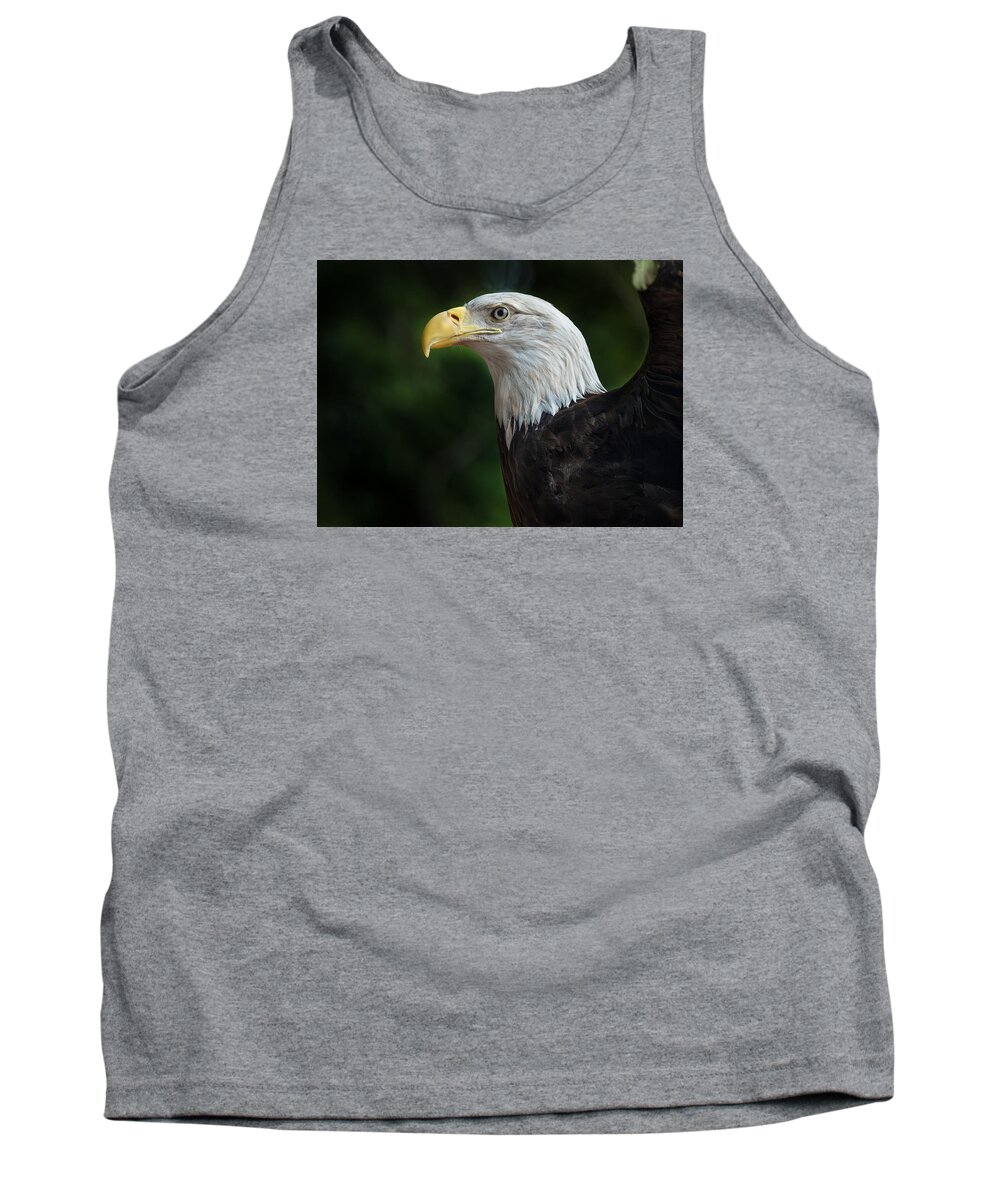 Bald Eagle Tank Top featuring the photograph The Eagle by Greg Nyquist