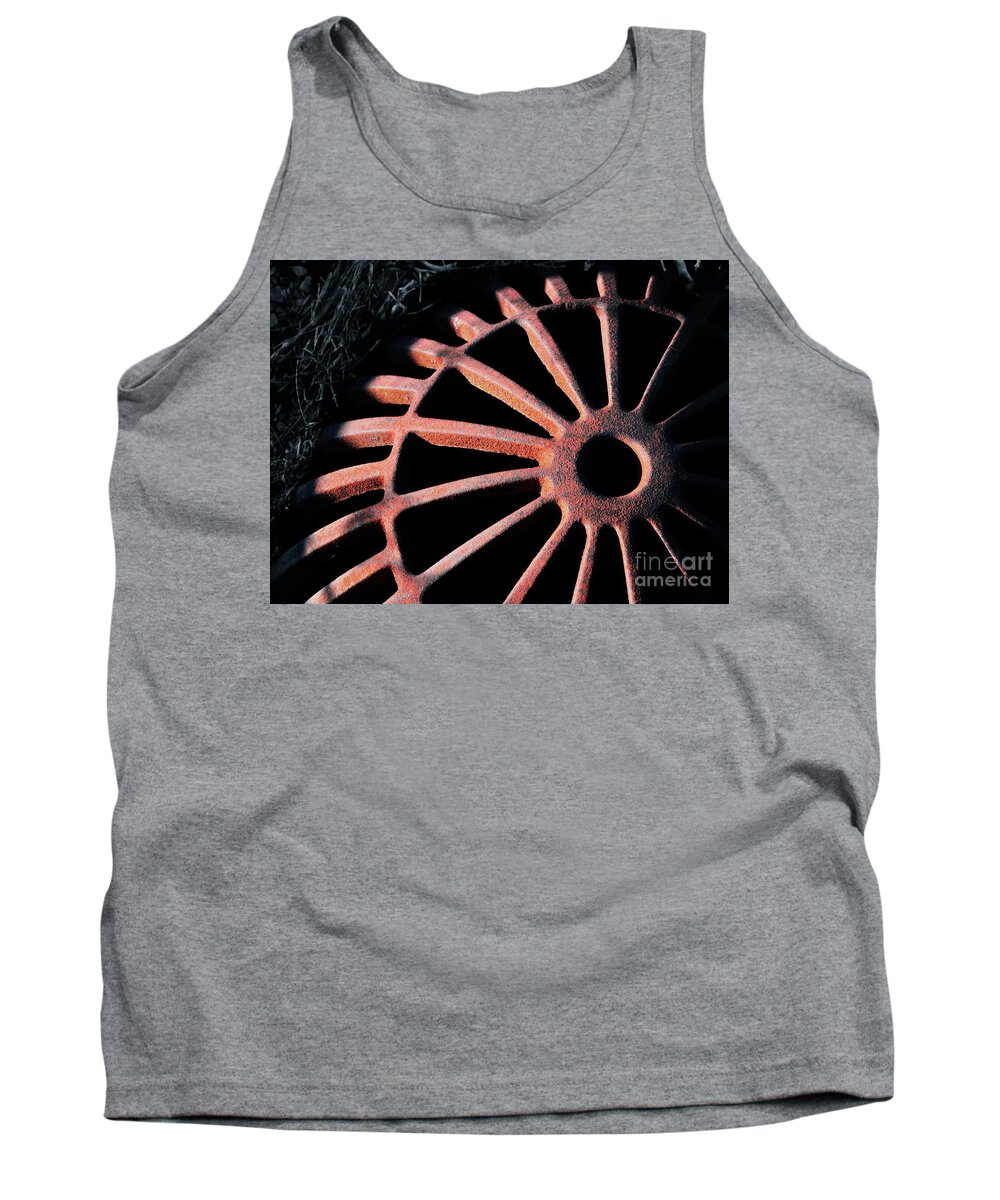 Digital Selective Color Photo Tank Top featuring the photograph The Erosion of Time by Tim Richards