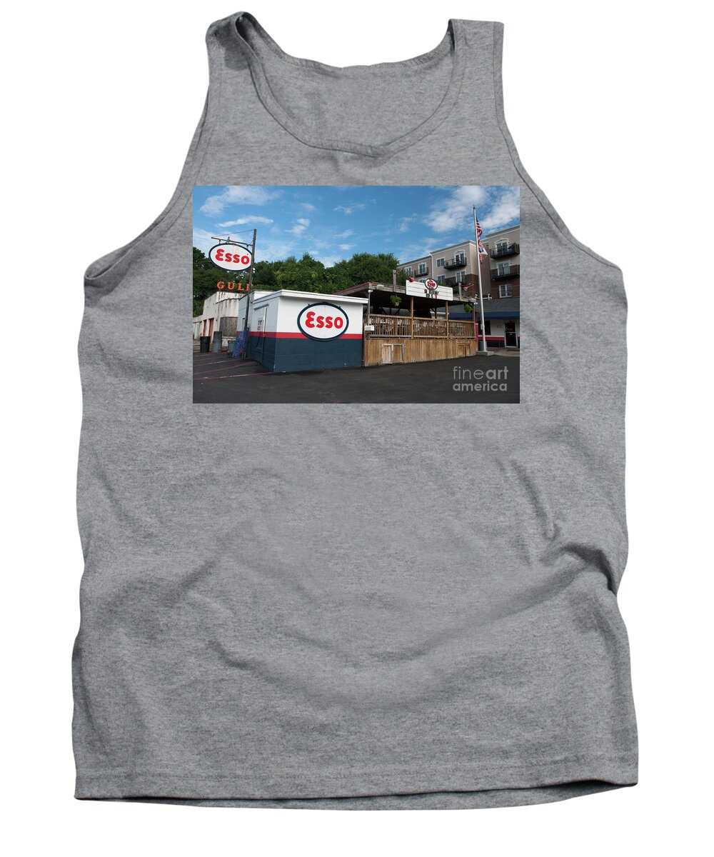 The Esso Club Tank Top featuring the photograph The Esso Club by Dale Powell
