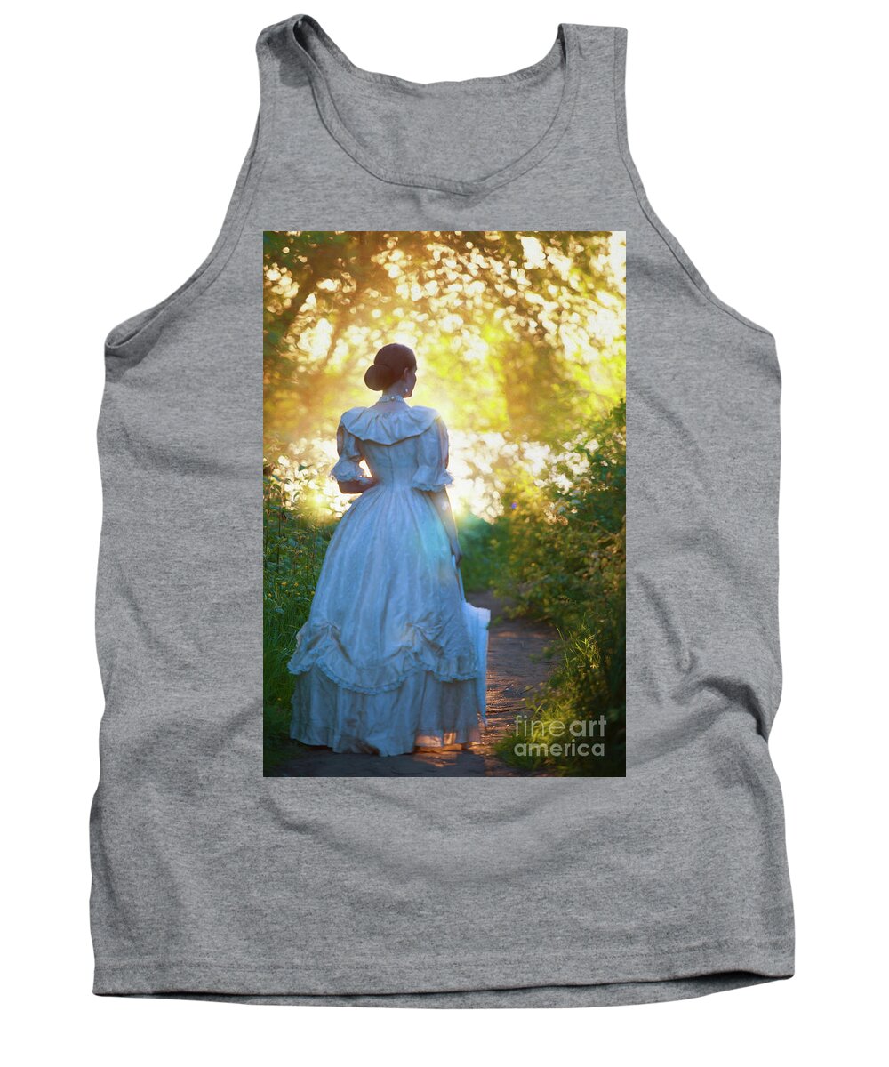 Victorian Tank Top featuring the photograph The Evening Walk by Lee Avison