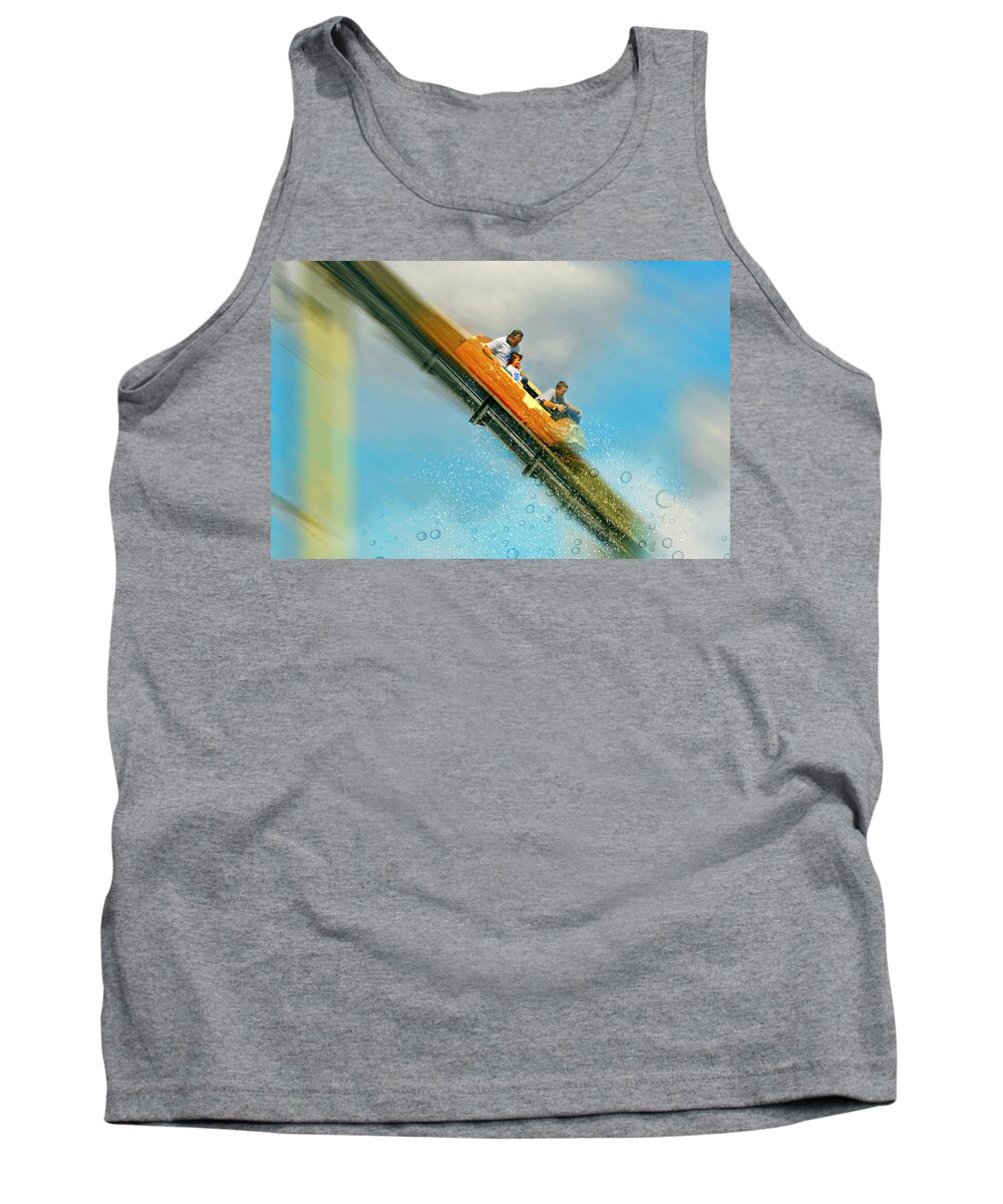 Miscellaneous Tank Top featuring the photograph The Flume by Diana Angstadt