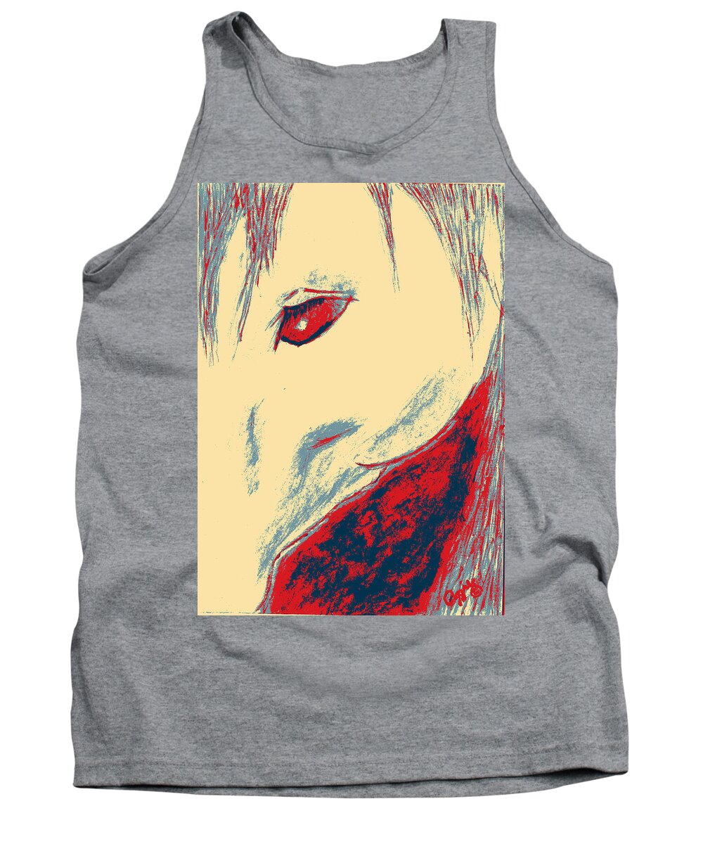 Horse Tank Top featuring the painting The Hope Horse by Stephanie Agliano