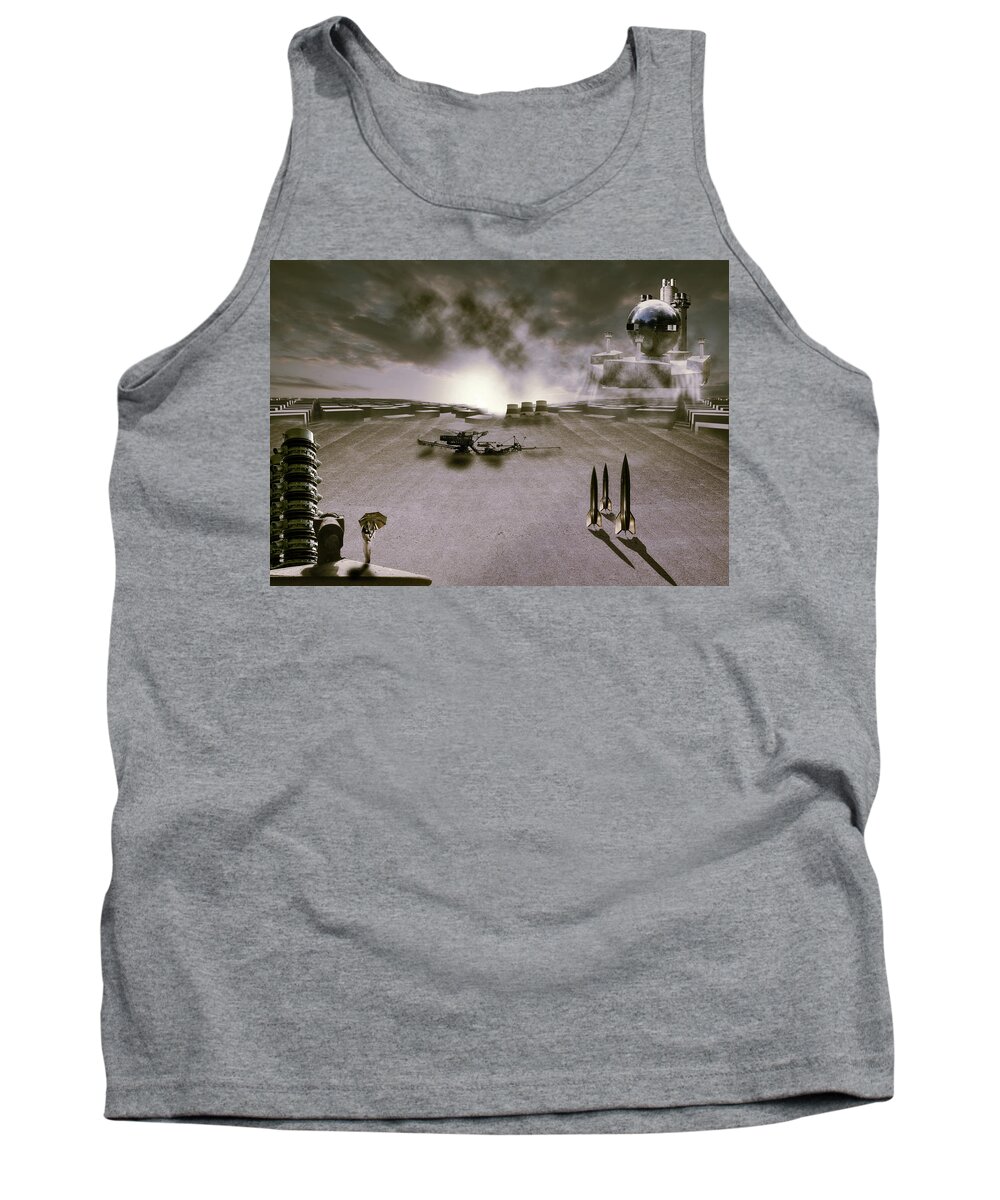 Abstract Tank Top featuring the photograph The industrial revolution by Nathan Wright