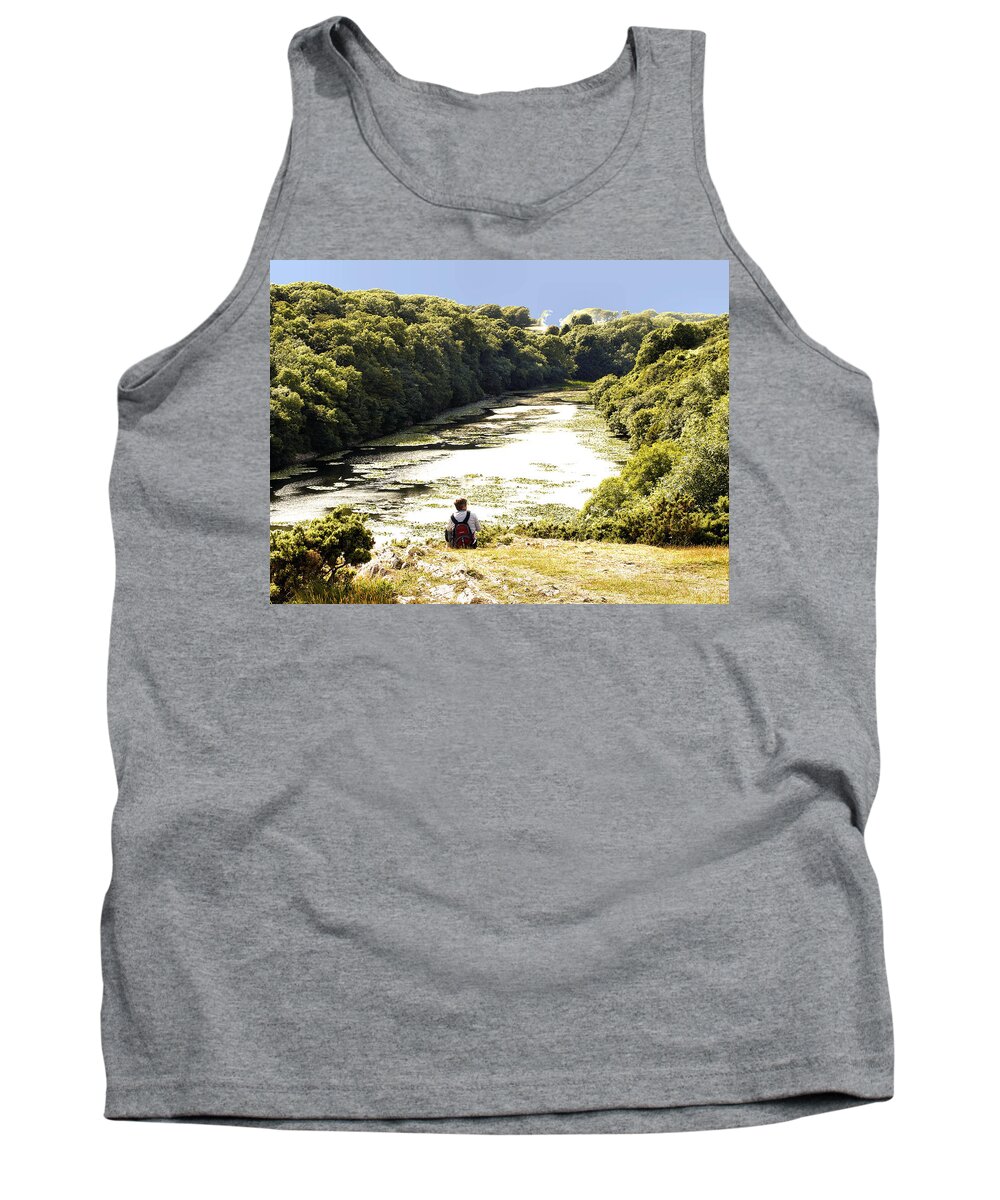 Landscape Tank Top featuring the photograph The Lagoon by Richard Denyer