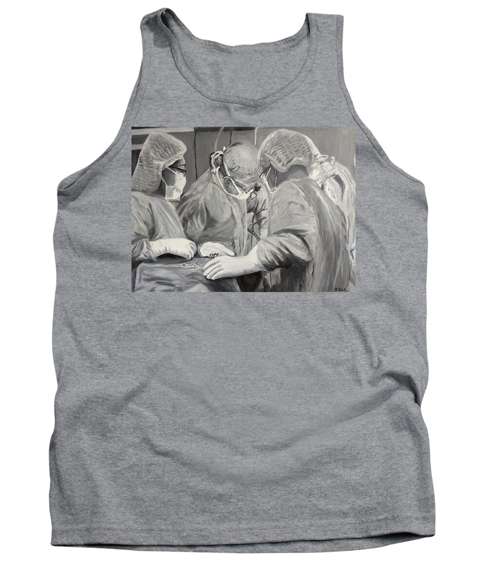 Or Tank Top featuring the painting The Operation by Kevin Daly