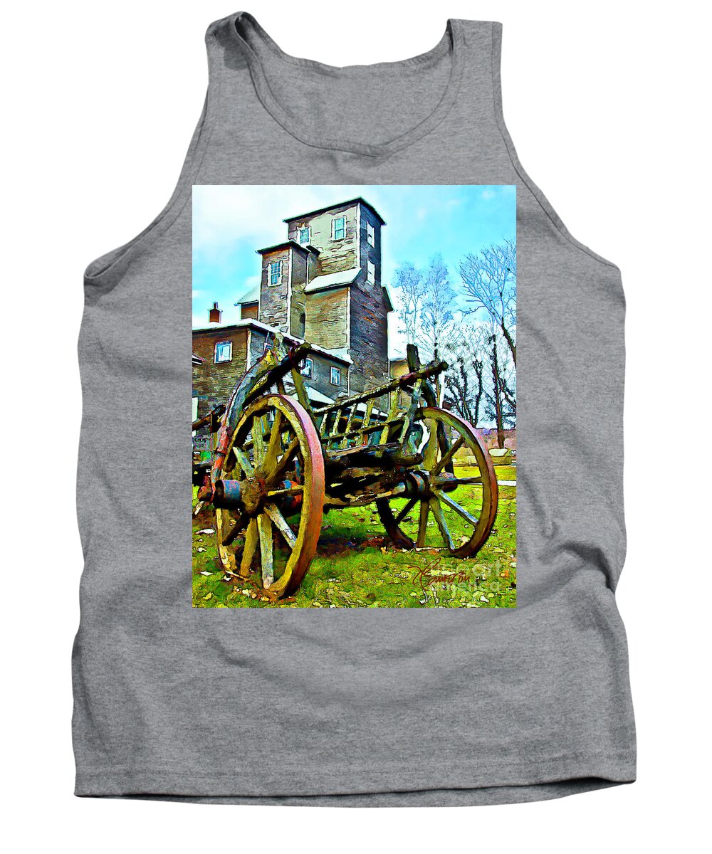 Pottery Tank Top featuring the photograph The Pottery - Bennington, VT by Tom Cameron